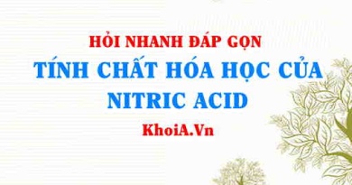 Tính chất hóa học của Nitric Acid HNO3? Hỏi đáp môn Hoá